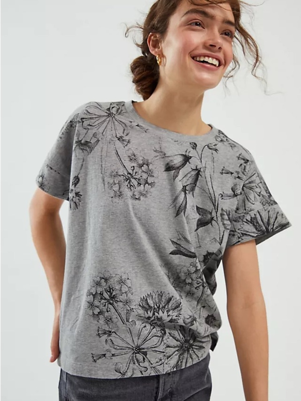Nwot Pilcro ester floral tee